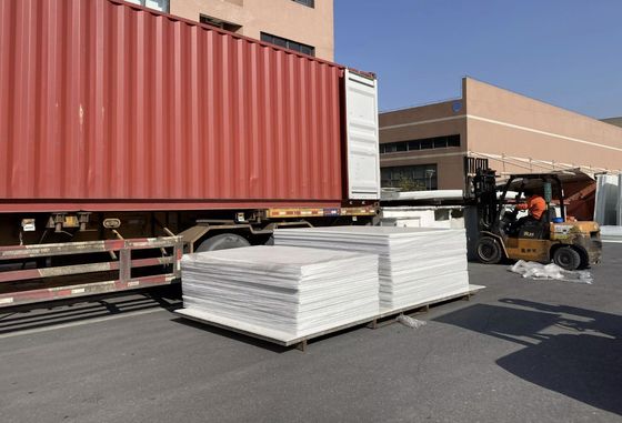 Стеклоткань усилила лист Pom листа Esd Delrin пластмасс полиэстера 5mm-60mm противостатический Pom для герметизируя подшипника члена